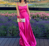 Modest A-line Long Prom Dress,Trendy Evening Dresses,AST1249